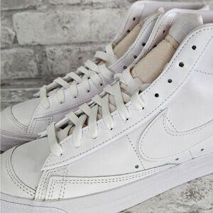 Nike White High-Top Athletic Shoes